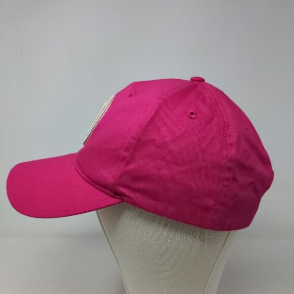 Robin Ruth Womens Strapback Hat Pink Adjustable Embroidered New York Logo Cotton - Picture 3 of 7